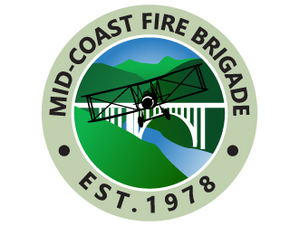 Mid-Coast Fire Brigade  logo design by Suvendu