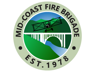 Mid-Coast Fire Brigade  logo design by Suvendu