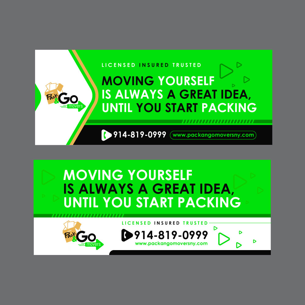 Pack & Go Movers  logo design by yans