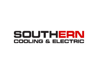 Southern Cooling & Electric logo design by aryamaity