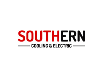 Southern Cooling & Electric logo design by aryamaity