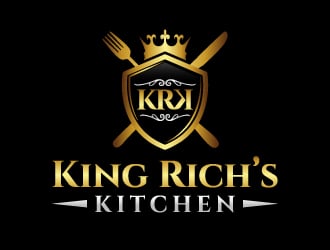 King Rich’s Kitchen logo design by akilis13