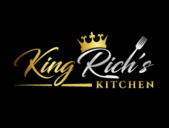 King Rich’s Kitchen logo design by akilis13
