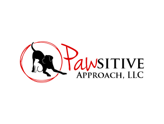Pawsitive Approach, LLC logo design by Gwerth