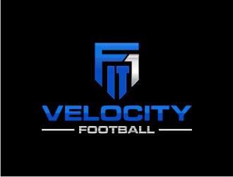 Fit 1 Velocity Football logo design by johana