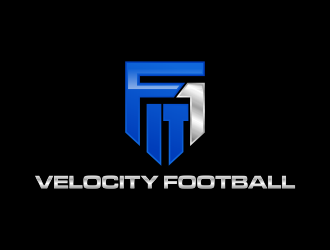 Fit 1 Velocity Football logo design by GassPoll