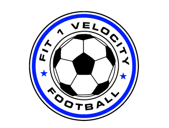 Fit 1 Velocity Football logo design by AamirKhan