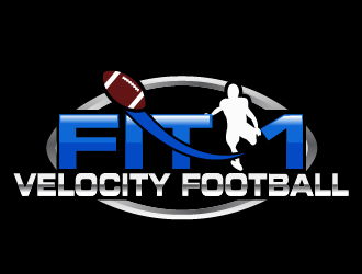 Fit 1 Velocity Football logo design by Suvendu