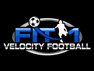 Fit 1 Velocity Football logo design by Suvendu
