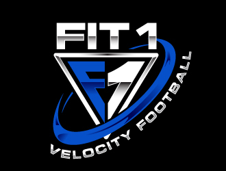 Fit 1 Velocity Football logo design by Suvendu