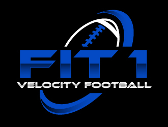 Fit 1 Velocity Football logo design by Suvendu