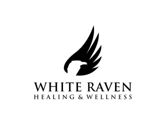 White Raven Healing & Wellness logo design by sabyan