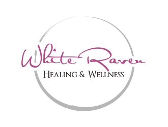 White Raven Healing & Wellness logo design by kanal