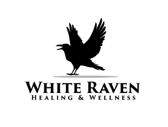 White Raven Healing & Wellness logo design by AamirKhan