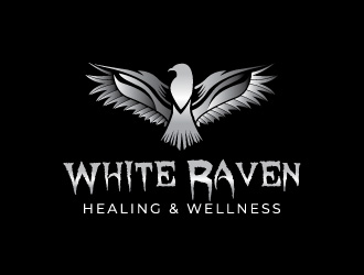 White Raven Healing & Wellness logo design by Suvendu
