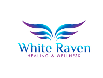 White Raven Healing & Wellness logo design by Marianne