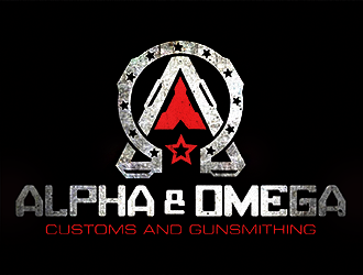 Alpha & Omega Customs and Gunsmithing logo design by MCXL