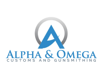 Alpha & Omega Customs and Gunsmithing logo design by AamirKhan