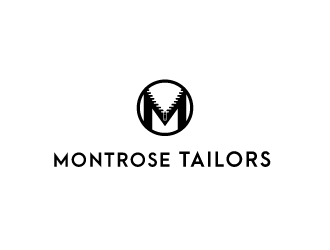 Montrose Tailors logo design by emberdezign