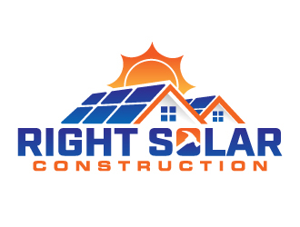 Right Solar Construction logo design by jaize