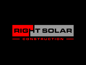 Right Solar Construction logo design by menanagan