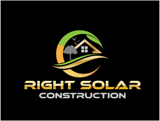 Right Solar Construction logo design by STTHERESE