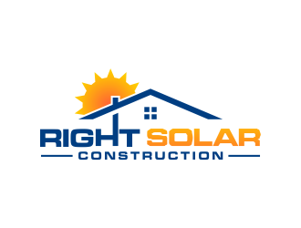 Right Solar Construction logo design by done