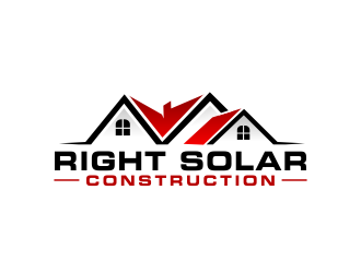 Right Solar Construction logo design by bismillah