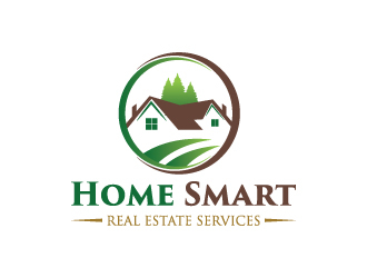Home Smart Real Estate Services logo design by aryamaity