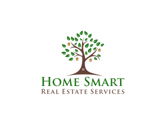 Home Smart Real Estate Services logo design by mbamboex