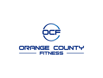Orange County Fitness (OCF) logo design by Galfine