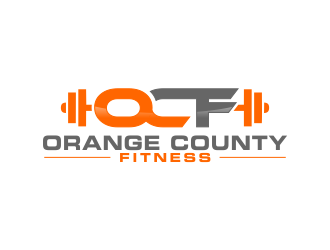 Orange County Fitness (OCF) logo design by bismillah