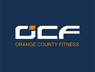 Orange County Fitness (OCF) logo design by enzidesign