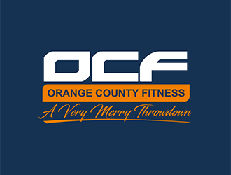 Orange County Fitness (OCF) logo design by enzidesign