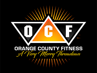 Orange County Fitness (OCF) logo design by enzidesign