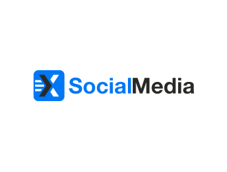 X Social Media logo design by Garmos