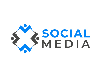X Social Media logo design by akilis13