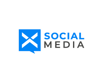 X Social Media logo design by akilis13