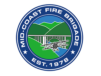 Mid-Coast Fire Brigade  logo design by PrimalGraphics