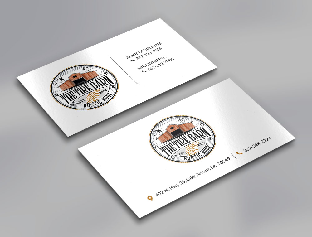 The Tire Barn & Rustic Roof logo design by fritsB