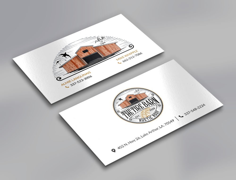 The Tire Barn & Rustic Roof logo design by fritsB