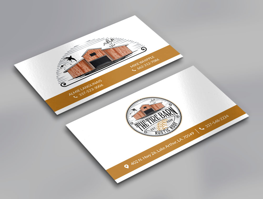 The Tire Barn & Rustic Roof logo design by fritsB