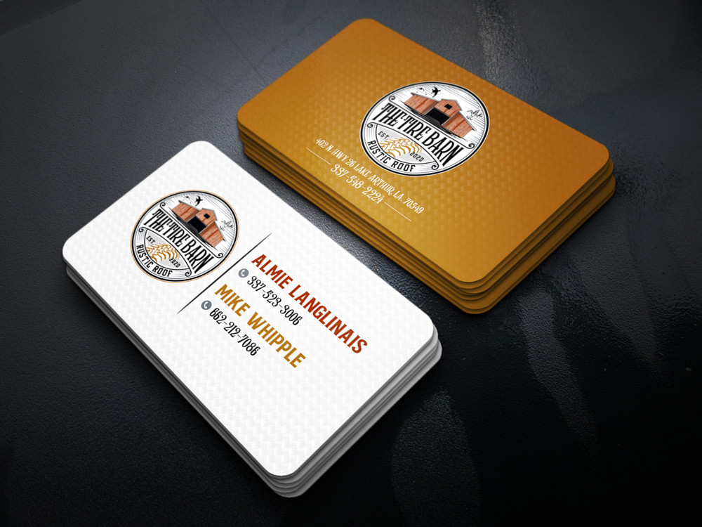 The Tire Barn & Rustic Roof logo design by KHAI