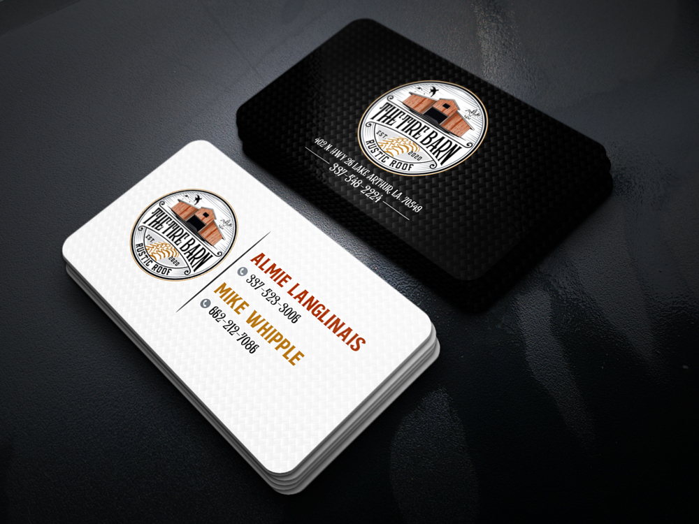 The Tire Barn & Rustic Roof logo design by KHAI