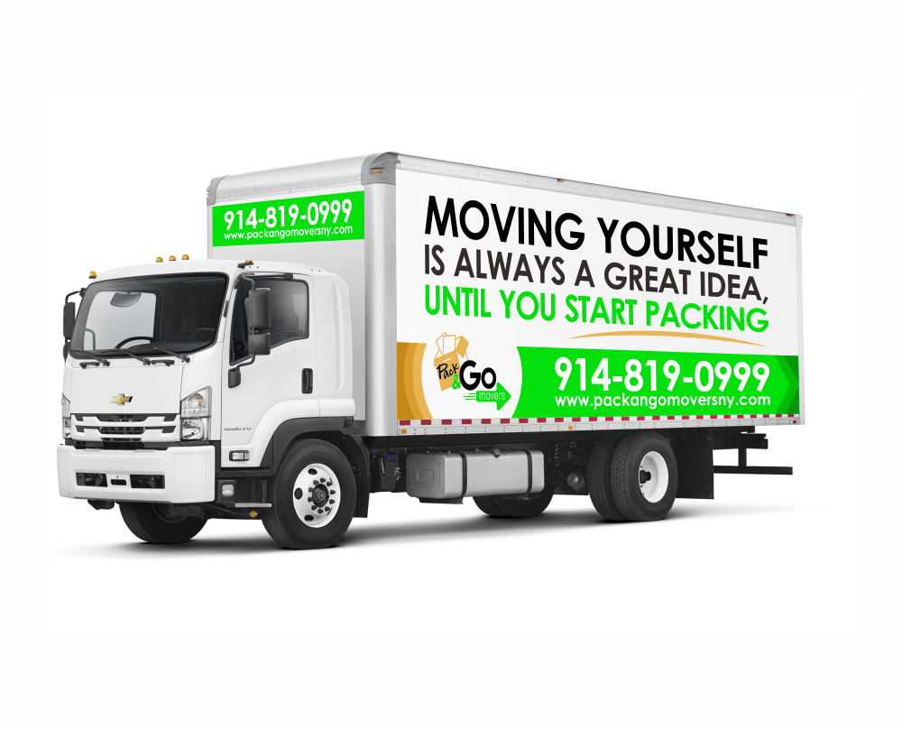 Pack & Go Movers  logo design by mutafailan
