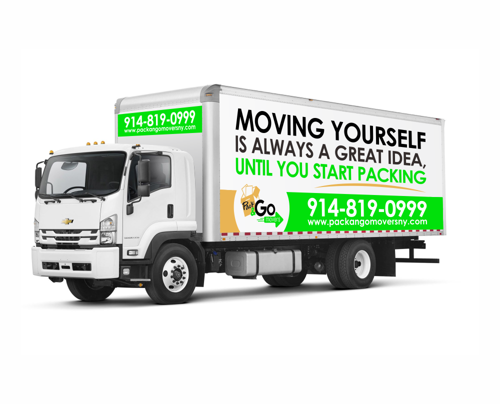 Pack & Go Movers  logo design by mutafailan
