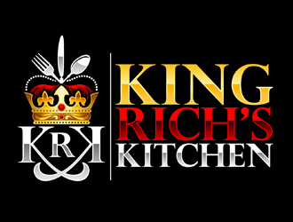 King Rich’s Kitchen logo design by DreamLogoDesign
