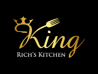 King Rich’s Kitchen logo design by akilis13