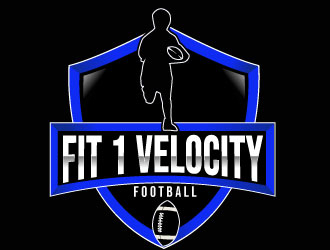 Fit 1 Velocity Football logo design by Suvendu