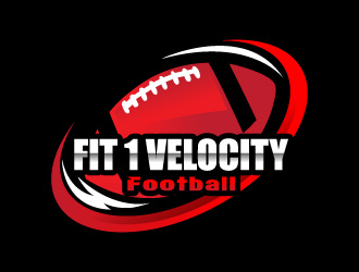 Fit 1 Velocity Football logo design by Suvendu